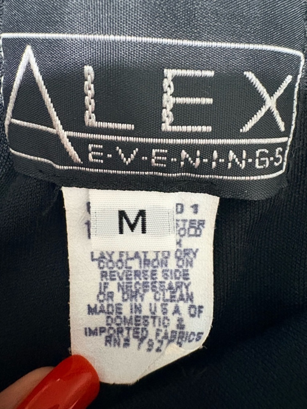 Alex Evenings Black Chiffon Sheer Wide-Leg Overlay Pull On Flowy Dressy Pants M - Picture 6 of 13